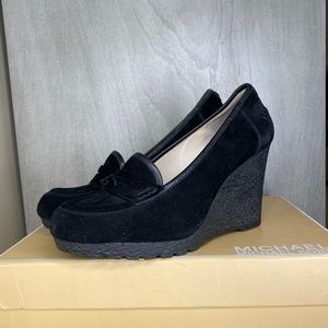 Michael Kors Women’s Black Wedges with box